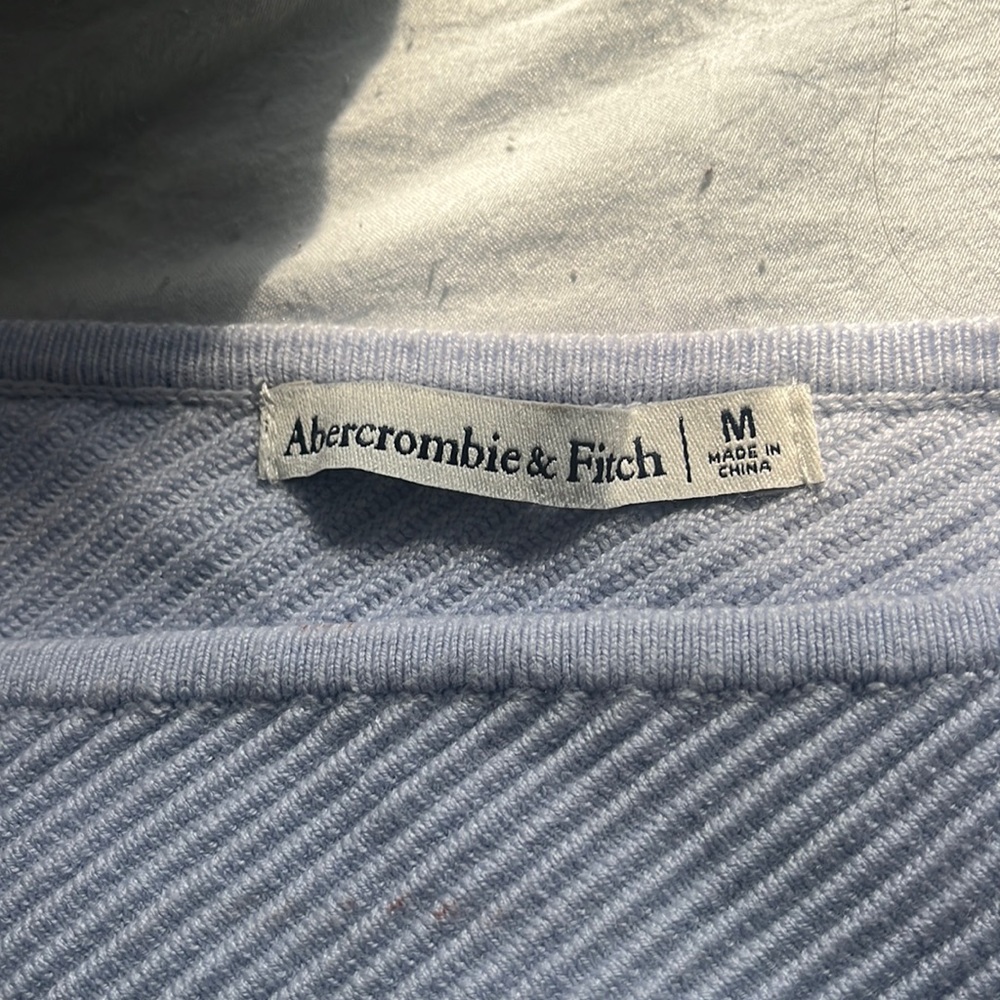 Abercrombie One shoulder periwinkle body suit.